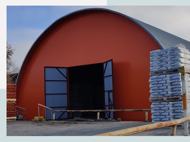 Полукруглые ангары по цене от 621 руб. в Видное