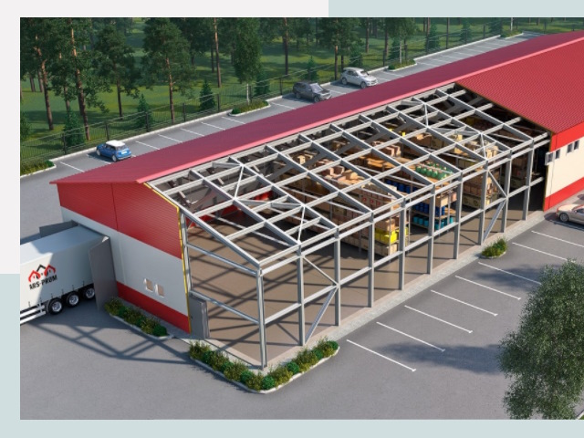 Проектирование ангаров в Видном от 621 руб.